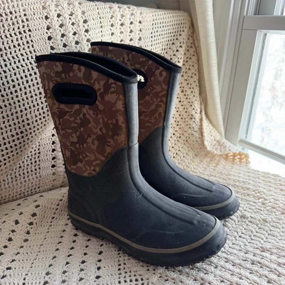 Lone Cone Kids Neoprene Pull On Waterproof Boots Winter Snow Size 4